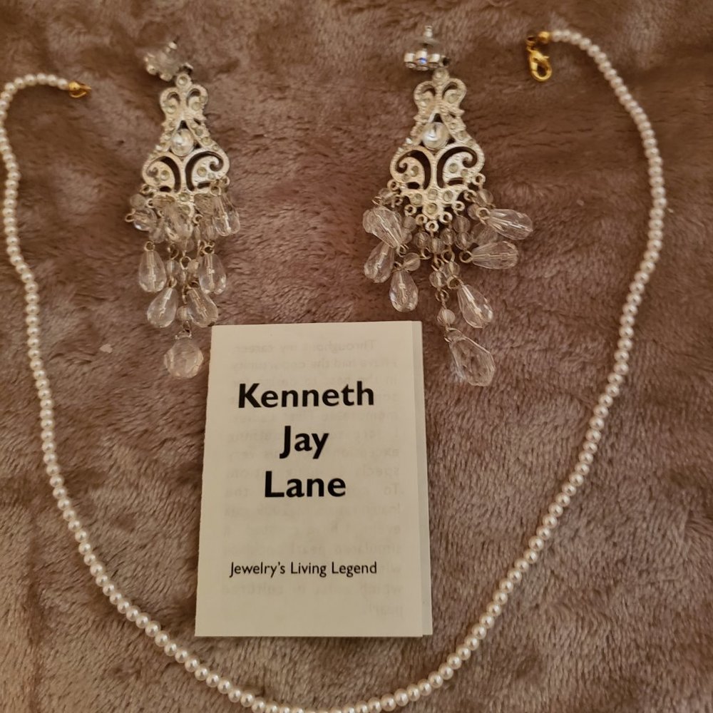 Sparkling beautiful long earrings